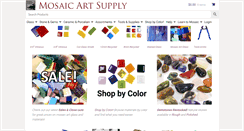 Desktop Screenshot of mosaicartsupply.com